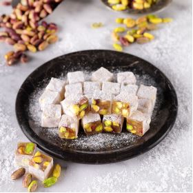 Çifte Kavrulmuş Antep Fıstıklı Lokum 800 GR
